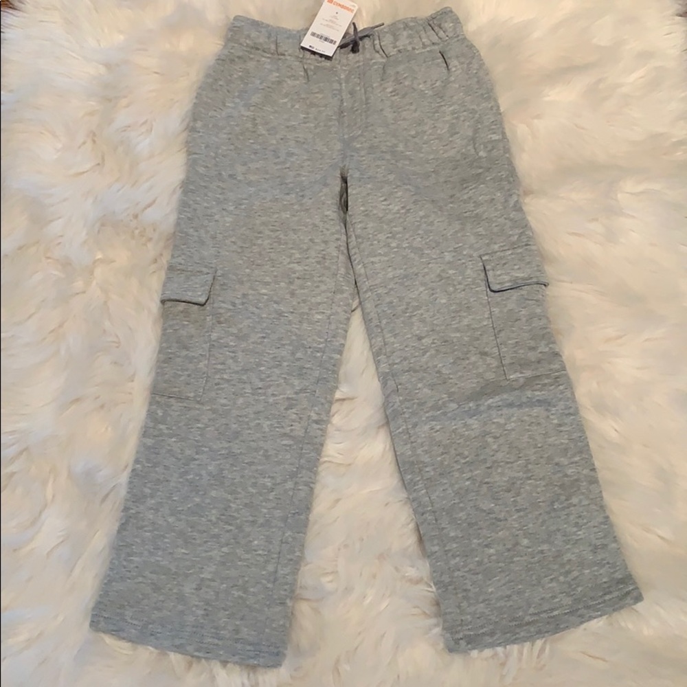 Gymboree boys sweat pants pockets gray